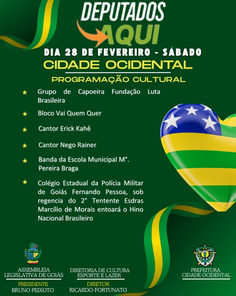 dep-aqui A pedido da deputada Dra. Zeli, programa leva serviços e cidadania a Cidade Ocidental com apoio do presidente Bruno Peixoto
