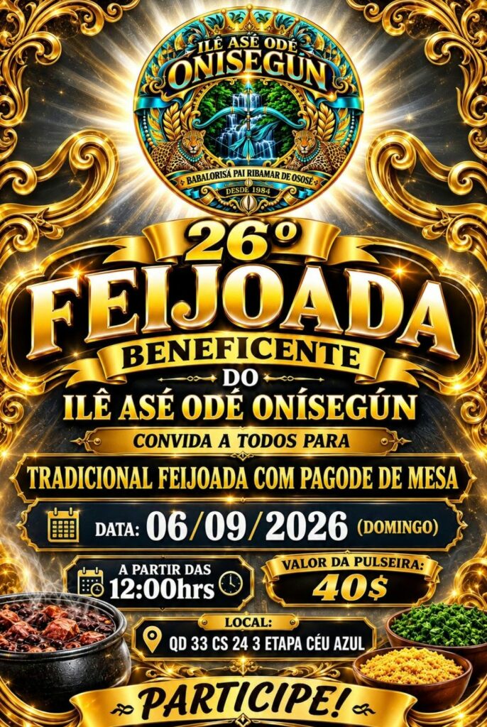 104166-686x1024 Vem aí a 26ª Feijoada do Ilê Asé Odé Onísegún que reúne tradição, fé e cultura em Valparaíso de Goiás
