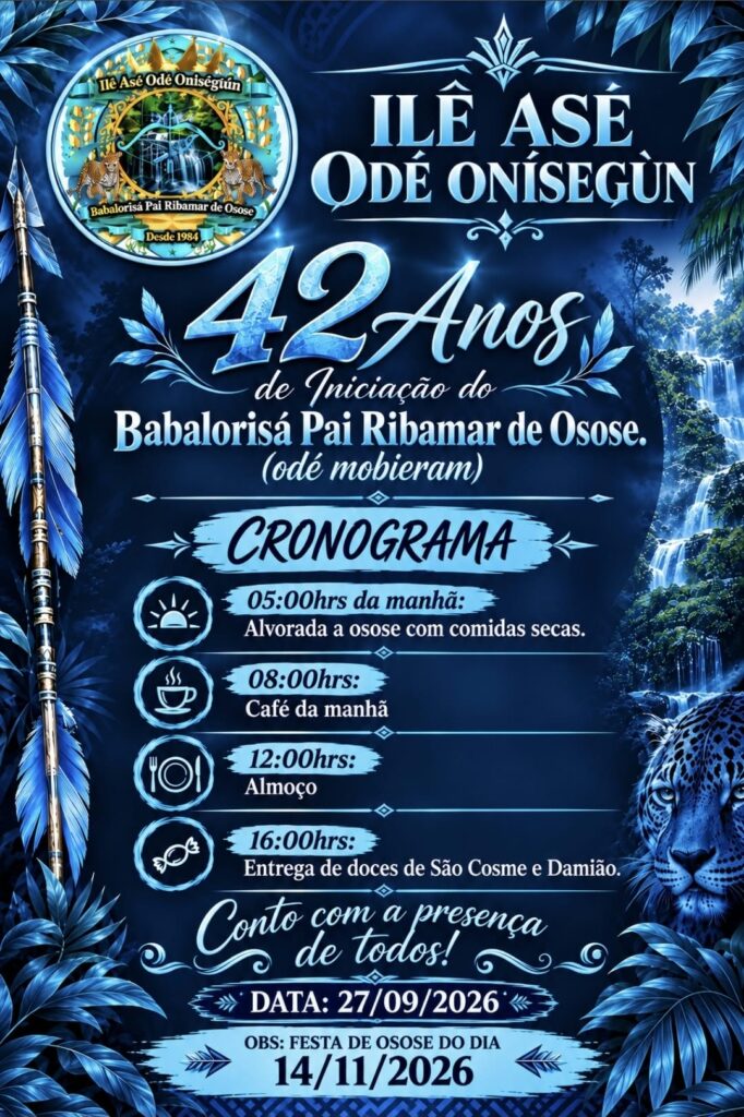IMG-20260926-WA0819-682x1024 Babalorixá Ribamar Veleda celebra 42 anos de dedicação ao sagrado